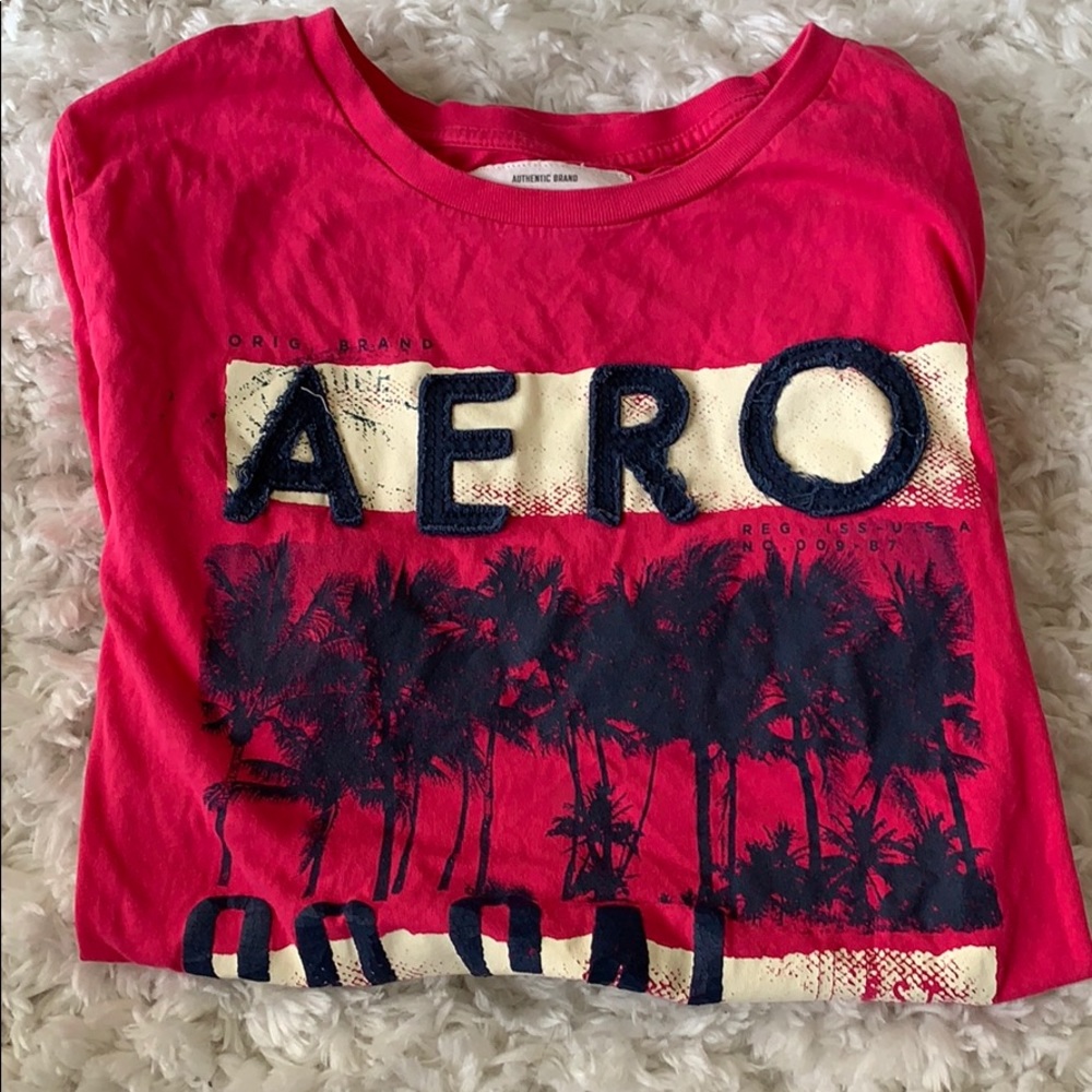 Aeropostale EUC Hot Pink T-Shirt
